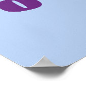 Chowder met vork en mes poster (Hoek)