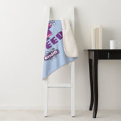 Chowder met vork en mes sherpa deken (In situ)