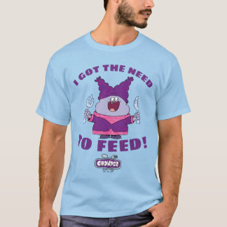 Chowder met vork en mes t-shirt