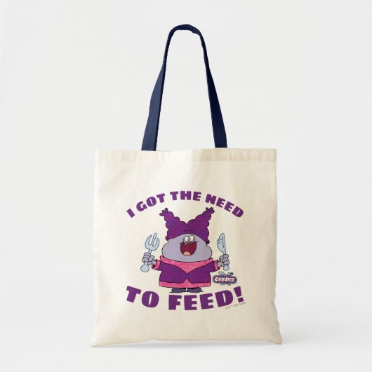 Chowder met vork en mes tote bag (Voorkant)