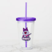 Chowder Waving Acryl Drinkbeker (Voorkant)