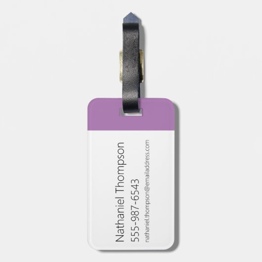 Chowder Waving Bagagelabel (Achterkant verticaal)