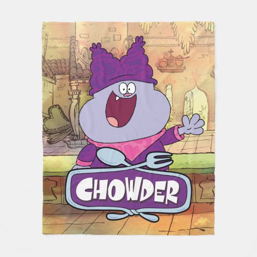 Chowder Waving Fleece Deken (Voorkant)