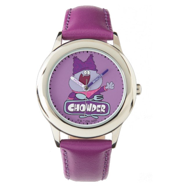 Chowder Waving Horloge (Voorkant)