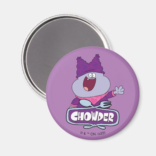 Chowder Waving Magneet (Voorkant / Achterkant)