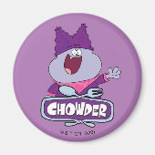 Chowder Waving Magneet (Voorkant)