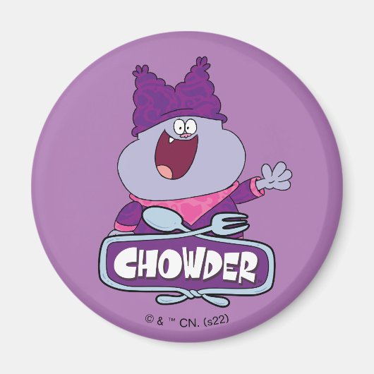 Chowder Waving Magneet (Voorkant)