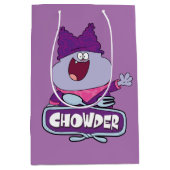 Chowder Waving Medium Cadeauzakje (Voorkant)