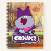 Chowder Waving Notitieboek (Voorkant)