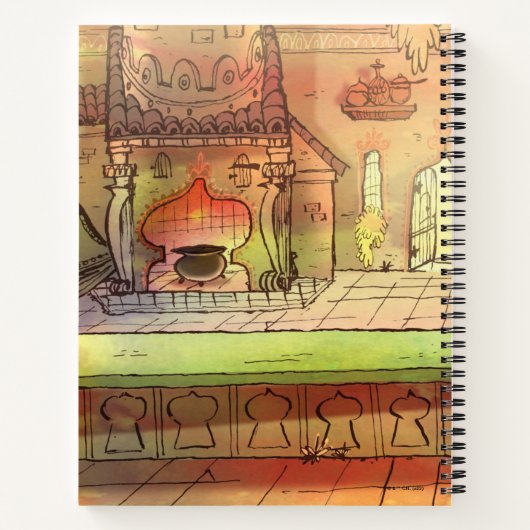 Chowder Waving Notitieboek (Achterkant)