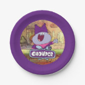 Chowder Waving Papieren Bordje (Voorkant)