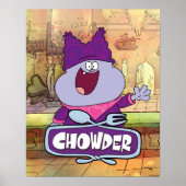 Chowder Waving Poster (Voorkant)