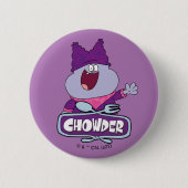 Chowder Waving Ronde Button 5,7 Cm (Voorkant)