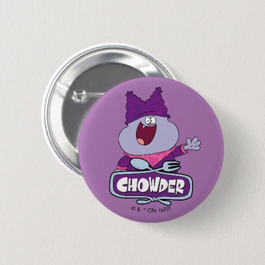 Chowder Waving Ronde Button 5,7 Cm (Voorkant /achterkant)
