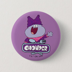 Chowder Waving Ronde Button 5,7 Cm