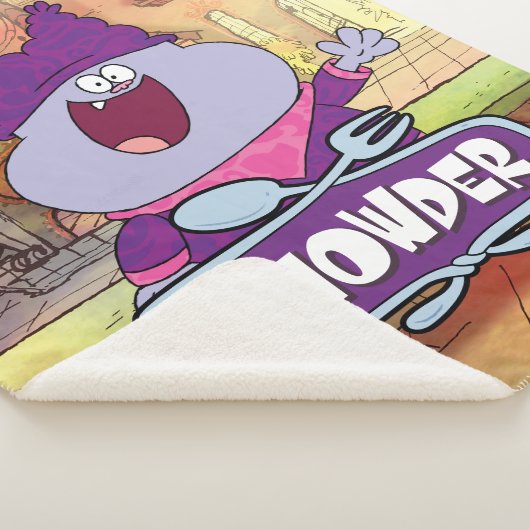 Chowder Waving Sherpa Deken (3/4)