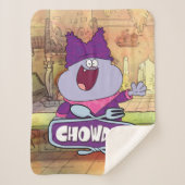 Chowder Waving Sherpa Deken (Voorkant)