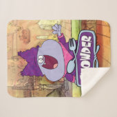 Chowder Waving Sherpa Deken (Voorkant (horizontaal))
