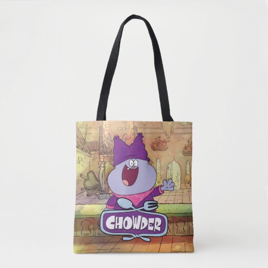 Chowder Waving Tote Bag (Voorkant)