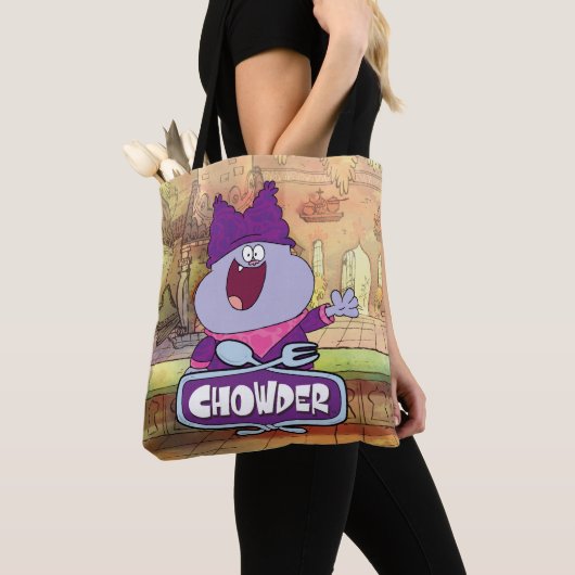 Chowder Waving Tote Bag (Dichtbij)