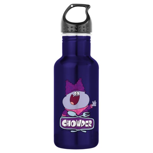 Chowder Waving Waterfles (Voorkant)