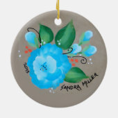 CHOWLIDAY IN KAUAI KERAMISCH ORNAMENT (Achterkant)