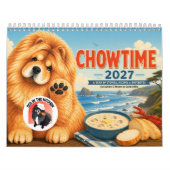 CHOWTIME 2027 • MEDIUM • Chow Kunst • Sandra Mill Kalender (Hoes)