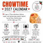 CHOWTIME 2027 • MEDIUM • Chow Kunst • Sandra Mill Kalender