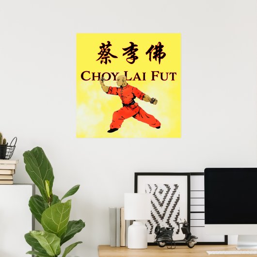 Choy Lai Fut Poster (Thuiskantoor)