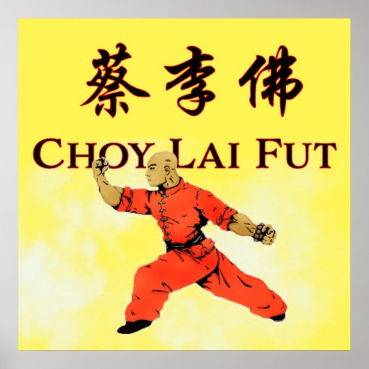 Choy Lai Fut Poster (Voorkant)