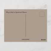 Choza of Hut in Equatoriaal-Guinea Briefkaart (Achterkant)