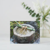 Chōzubachi in de Ginkaku-ji tempel Briefkaart (Staand voorkant)