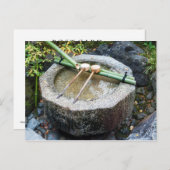 Chōzubachi in de Ginkaku-ji tempel Briefkaart (Voorkant / Achterkant)