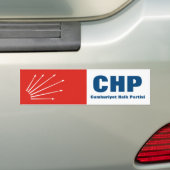CHP Turkse Republikeinse Partij Bumpersticker (Op auto)