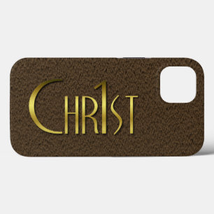 Chr1st - bruine achtergrond Case-Mate iPhone case