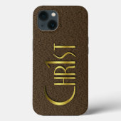 Chr1st - bruine achtergrond Case-Mate iPhone case (Achterkant)