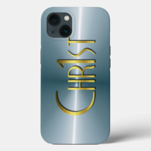 Chr1st - Donker geborsteld metaal Case-Mate iPhone Case