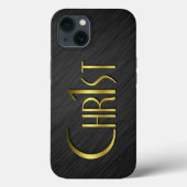 Chr1st - Goud op geborgen metalen Case-Mate iPhone Case (Achterkant)