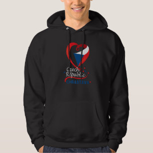 Chrastava Tsjechië: Heart Flag lion coat A Hoodie