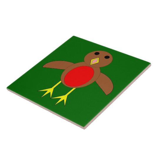 Chridtmas Robin Tegel Tegeltje (Zijkant)