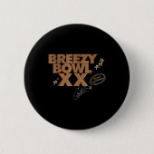 Chris Breezy XX 2025 Ronde Button 5,7 Cm (Voorkant)