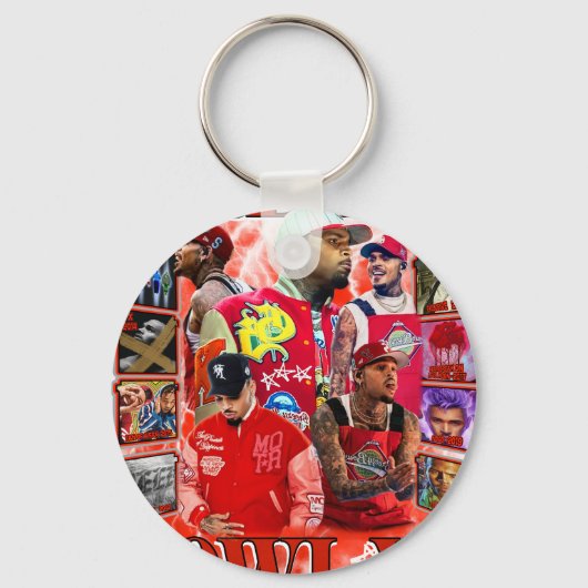 chris bruin sleutelhanger (Voorkant)
