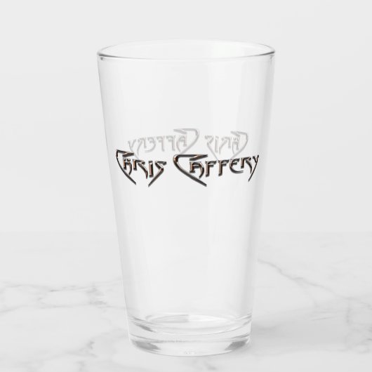 Chris Caffery 16 oz. Glas (Achterkant)