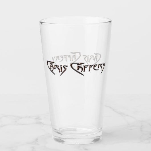 Chris Caffery 16 oz. Glas (Voorkant)