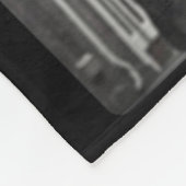 Chris Caffery Black & White Fleece Blanket (Hoek)