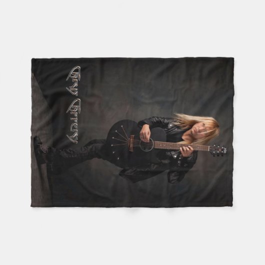 Chris Caffery met Babicz Guitar Fleece Blanket (Voorkant (Horizontaal))