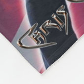 Chris Caffery met Vlag Vleekbank Fleece Deken (Hoek)