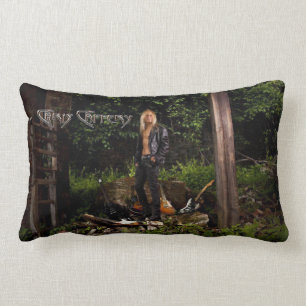 Chris Caffery Permanent met gitaren Lumbar Pillow Kussen