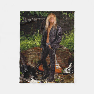 Chris Caffery Permanent met Guitars Fleece Blanket Deken