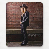 Chris Caffery Standing by Brick Wall Muismat (Voorkant)